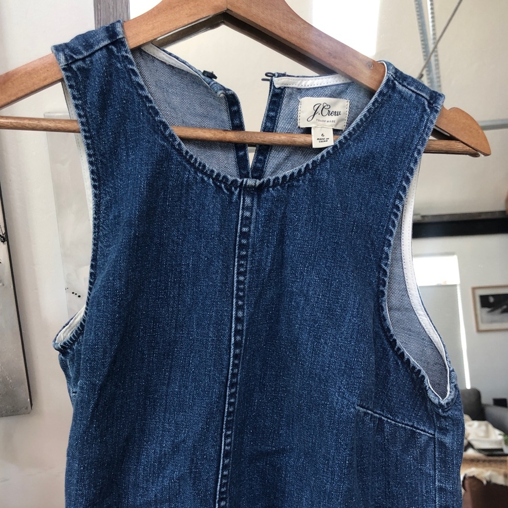 J. Crew Denim Shift Dress